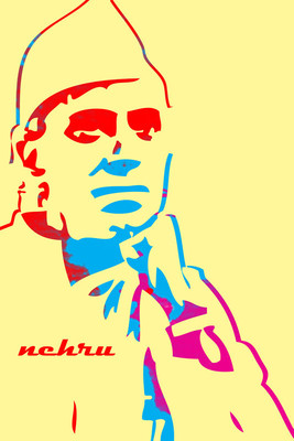 35% OFF on Nehru - The Thinker Paper Print