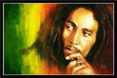 50% OFF on Glass Framed Wall Art By Spoilt - Bob Marley Paper Print 50% OFF on Glass Framed Wall Art By Spoilt - Bob Marley Paper Print