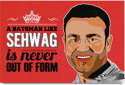 53% OFF on Virender Sehwag Never Out Of Form Laminated Poster Paper Print 53% OFF on Virender Sehwag Never Out Of Form Laminated Poster Paper Print