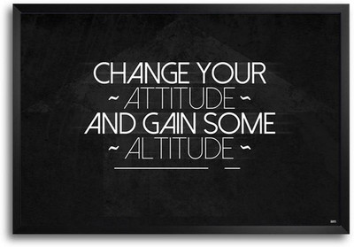 53% OFF on Change Attitude Fp00004456 Framed Photographic Paper