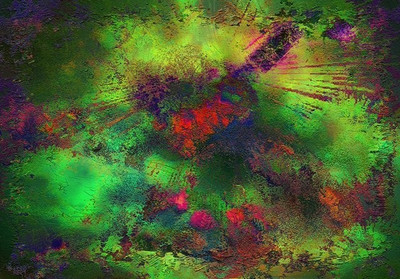 3% OFF on Wonder Images Green Colour Splash with Back Framing Canvas Art