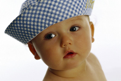 31% OFF on oshi - Cute Baby in a Sailor's Hat Paper Print