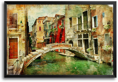 46% OFF on Old Architecture Paintings Laminated Framed Paper Print 46% OFF on Old Architecture Paintings Laminated Framed Paper Print