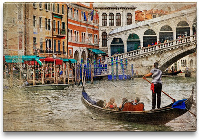 45% OFF on Beautiful Venice Canvas Art