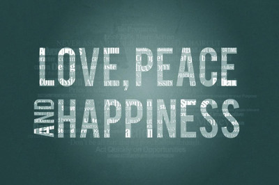 50% OFF on Love Peace And Happiness Poster Photographic Paper