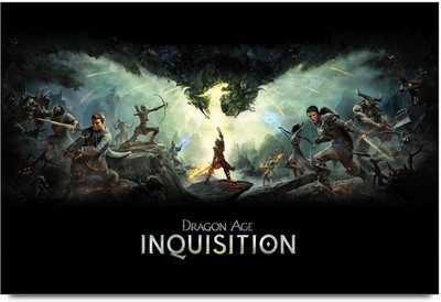 53% OFF on Dragon Age Inquisition Artwork Laminated Poster Paper Print