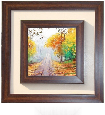 29% OFF on Lila Painting DVL- S-1049 With Wooden Frame Canvas Art