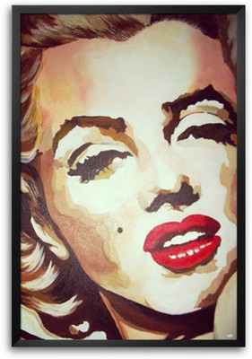 53% OFF on Marilyn Monroe Face Fp00004691 Framed Photographic Paper