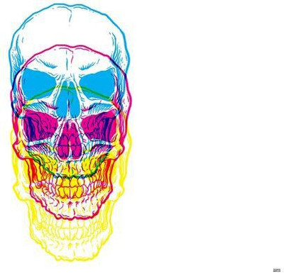 64% OFF on Colourful Skull Photographic Paper