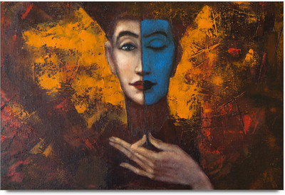 75% OFF on Amy Portrait of a Girl Done with Oil Painting 3D Poster