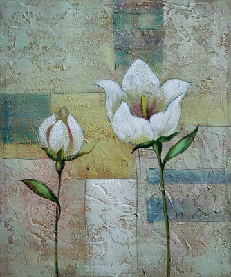 43% OFF on Elite Collection Painting without Frame Abstract-0554 Canvas Art