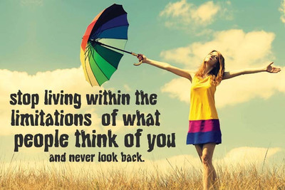 62% OFF on StyBuzz stop living limitations quote poster Photographic Paper