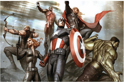 75% OFF on Artmagik The Avengers Painting Poster Fine Art Print 75% OFF on Artmagik The Avengers Painting Poster Fine Art Print