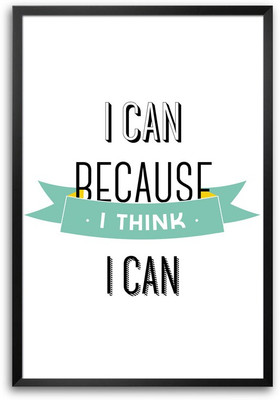 46% OFF on ShopMantra I Can Motivational Laminated Frame Poster Paper Print 46% OFF on ShopMantra I Can Motivational Laminated Frame Poster Paper Print