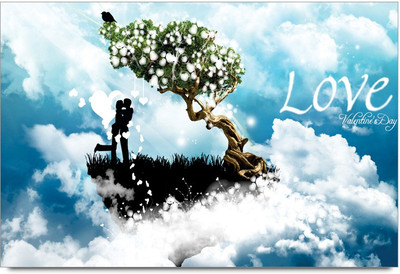 34% OFF on Amy Couple In Skye Love Quote 3D Poster