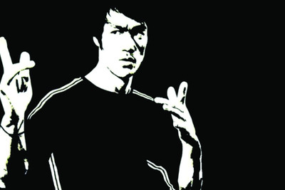 34% OFF on AMY Black & White Brucelee 3D Poster