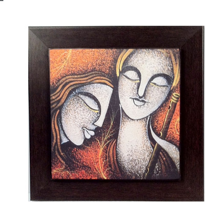22% OFF on Couple finds peace in love mounted on a fibre frame Fine Art Print