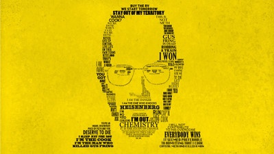 66% OFF on Urbanhomz Heisenberg Breaking Bad Poster Paper Print