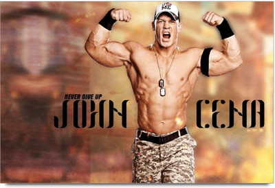 50% OFF on John Cena Image Paper Print
