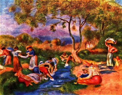 8% OFF on Laundresses #2 by Renoir Canvas Art