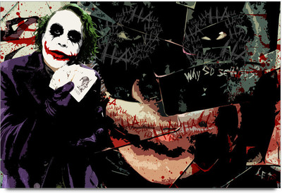 58% OFF on Joker Vs Batman Poster Paper Print