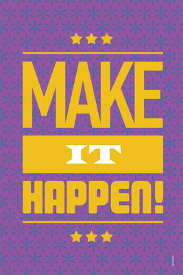 16% OFF on Shopisky Make It Happen Paper Print