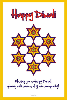 16% OFF on Poster - May Peace Transcend The Earth. Happy Diwali Paper Print