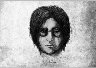 75% OFF on John Lenon Poster (18 x 12 Inches) by Shopkeeda Paper Print