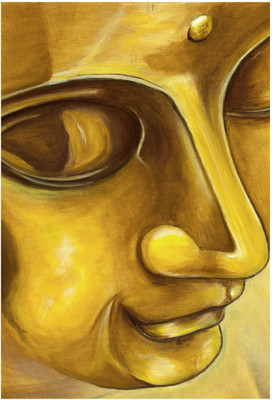 57% OFF on Buddha Gold Paper Print