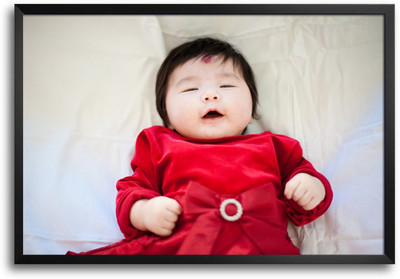 50% OFF on Cute Baby Girl Laminated Framed Paper Print 50% OFF on Cute Baby Girl Laminated Framed Paper Print