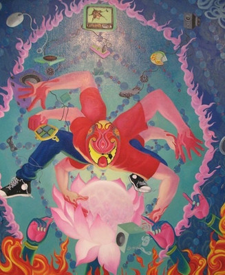 79% OFF on Painting Without Frame - Abstract Seen Canvas Art