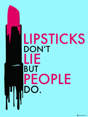 Lipsticks don't lie Paper Print Lipsticks don't lie Paper Print