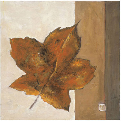 Montage - Leaf Impression - Rust Fine Art Print