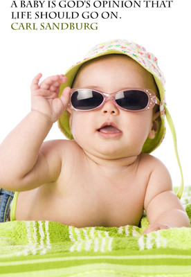 37% OFF on Funny Baby Poster With Quotes Paper Print