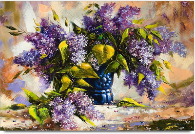 34% OFF on Amy Colourful Sketch of Flower Bouquet with Skin Background 3D Poster