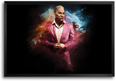 46% OFF on Gaming Brush Splatter Graphic Artwork Laminated Framed Paper Print