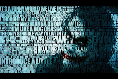 48% OFF on Da Vinci Dark Knight - Joker Quotes (B) Canvas Art