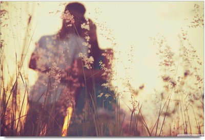 75% OFF on Amy Christian Couple Standing Lonely in Farms 3D Poster