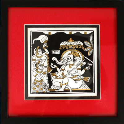 10% OFF on Classic Ganesha Phad Canvas Art