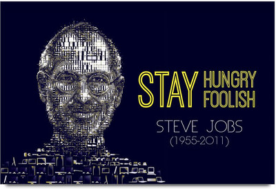 53% OFF on Steve Jobs Stay Hungry Stay Foolish Artwork Laminated Poster Paper Print 53% OFF on Steve Jobs Stay Hungry Stay Foolish Artwork Laminated Poster Paper Print