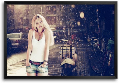 53% OFF on Rain Girl Fp00003590 Framed Photographic Paper 53% OFF on Rain Girl Fp00003590 Framed Photographic Paper