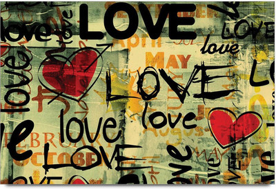 75% OFF on Heart Smile Paper Print