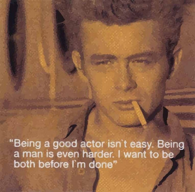 55% OFF on James Dean Quote Fine Art Print