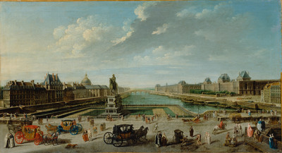 12% OFF on A View Of Paris From The Pont Neuf By Jean Baptiste Raguenet French Fine Art Print