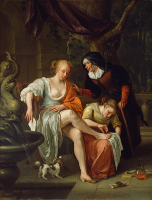 7% OFF on Bathsheba After The Bath By Jan Steen Dutch Fine Art Print