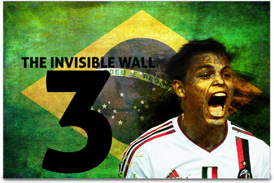 53% OFF on Shopmantra Thiago Silva Brazil Football Poster Paper Print