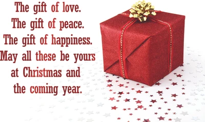 16% OFF on Poster - Gift of Love And Happiness For Christmus And New Year Paper Print
