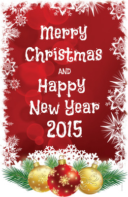 16% OFF on Poster - Sparkling Merry Christmus with Blast of New Year Paper Print