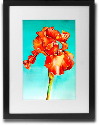65% OFF on Shaildha's Water Colour Painting Print of Red Hibiscus Fine Art Print