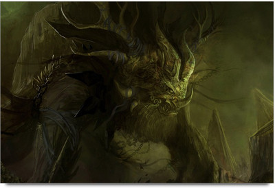 33% OFF on Monsters Paper Print